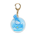 Japan Sanrio Acrylic Keychain - Hello Kitty : Sky Blue Airplane - 1