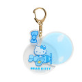 Japan Sanrio Acrylic Keychain - Hello Kitty : Sky Blue Airplane - 2