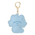 Japan Sanrio Sagara Embroidered Keychain - Hello Kitty : Sky Blue Sitting - 2