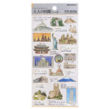 Japan Picture Book Sticker - World Heritage Collection - 1