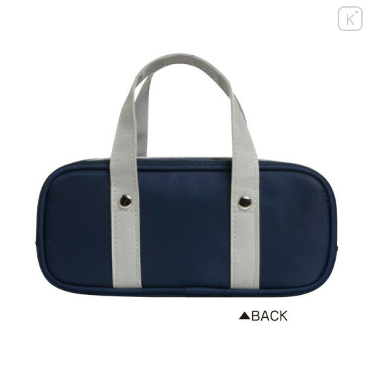 Japan Sanrio Boston Bag Pen Case - Hello Kitty : Gogo Gal Collection Leopard Pink - 2