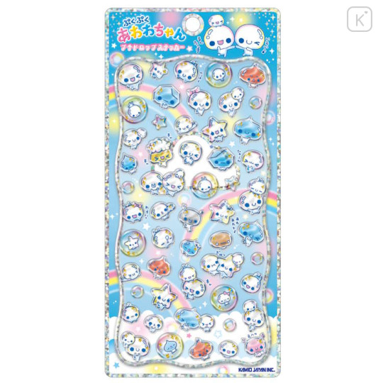 Japan Pukupuku Awawa Petit Drop Seal 3D Sticker - 1