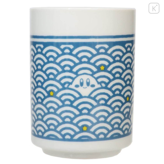 Japan Kirby Japanese Tea Cup - Characters Wave Navy - 1