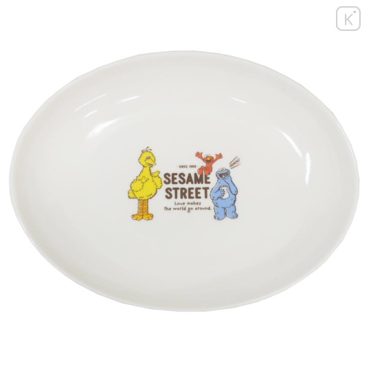 Japan Sesame Street Curry & Pasta Plate - Characters Love - 1