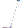 Japan Peanuts Pass Case Card Holder & Coin Case & Reel - Snoopy : Blue Pink Drink - 5