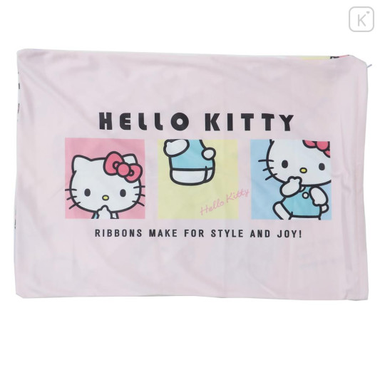 Japan Sanrio Pillow Cover - Hello Kitty : Ribbon Style Pink - 1