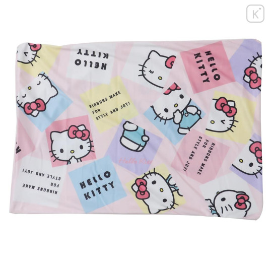 Japan Sanrio Pillow Cover - Hello Kitty : Ribbon Style Pink - 2