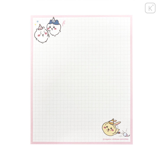 Japan Chiikawa Letter Writing Volume Set - Chiikawa & Hachiware & Usagi : Let's Party - 6