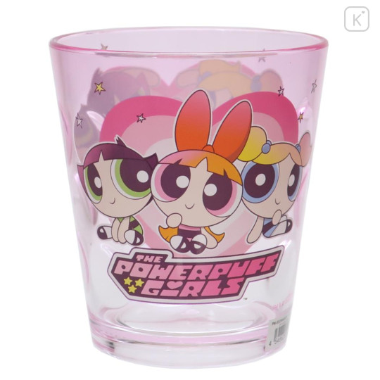 Japan The Powerpuff Girls Clear Plastic Tumbler - Smile Girls Pink - 1