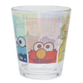 Japan Sesame Street Clear Plastic Tumbler - Characters Face - 1