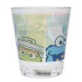 Japan Sesame Street Clear Plastic Tumbler - Characters Face - 3