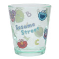 Japan Sesame Street Clear Plastic Tumbler - Characters Face Mint - 1