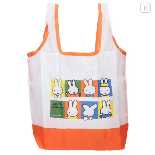 Japan Miffy Eco Bag - Miffy 70th Anniversary White Orange - 1