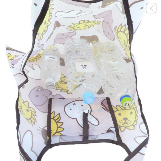 Japan Miffy Eco Bag - Miffy : Animals Brown Pink - 3