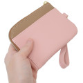 Japan Miffy Pass Case Card Holder & Coin Case & Reel - Miffy : Pink Brown - 2