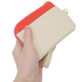 Japan Miffy Pass Case Card Holder & Coin Case & Reel - Miffy : Orange Beige - 2