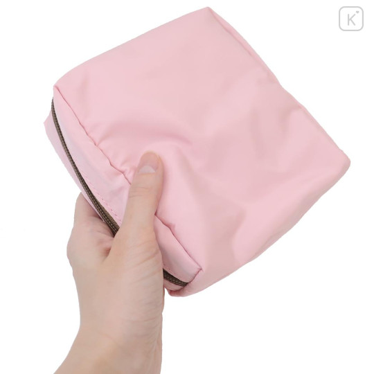Japan Miffy Cosmetic Pouch - Miffy : Pink Brown - 2