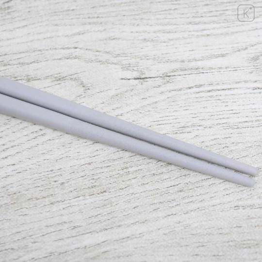 Japan Miffy Chopsticks 23cm - Miffy : Flower Grey - 3