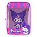 Japan Sanrio Clear Pouch - Kuromi : Doll Profile - 1