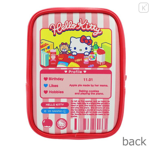 Japan Sanrio Clear Pouch - Hello Kitty : Doll Profile - 2