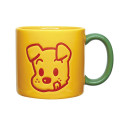 Japan Osamu Goods Porcelain Mug - Dog : Yellow Green - 1