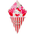 Japan Sanrio Mini Towel Handkerchief - Hello Kitty : Crepe Strawberry Cream - 1