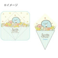 Japan San-X Mini Towel Handkerchief - Sumikko Gurashi : Crepe Flower Tokage Nisetsumuri - 2