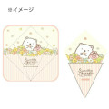 Japan San-X Mini Towel Handkerchief - Sumikko Gurashi : Crepe Flower Shirokuma Furoshiki - 2