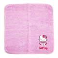Japan Sanrio Embroidered Mini Towel Handkerchief Box - Hello Kitty : Flower Wonderful Day - 2