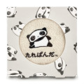 Japan San-X Embroidered Mini Towel Handkerchief Box - Tarepanda : Beige - 1