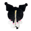 Japan Sanrio Mascot Pouch - Kuromi : Black Pink Party - 3