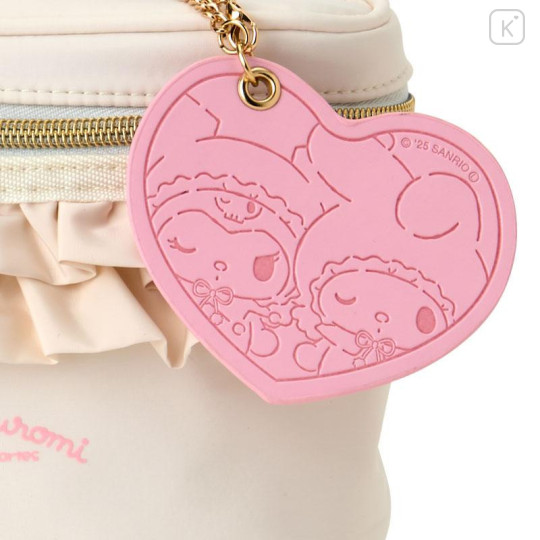 Japan Sanrio Outdoor Products Vanity Pouch - Kuromi & My Melody - 5
