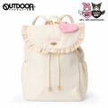 Japan Sanrio Outdoor Products Flap Backpack - Kuromi & My Melody - 1