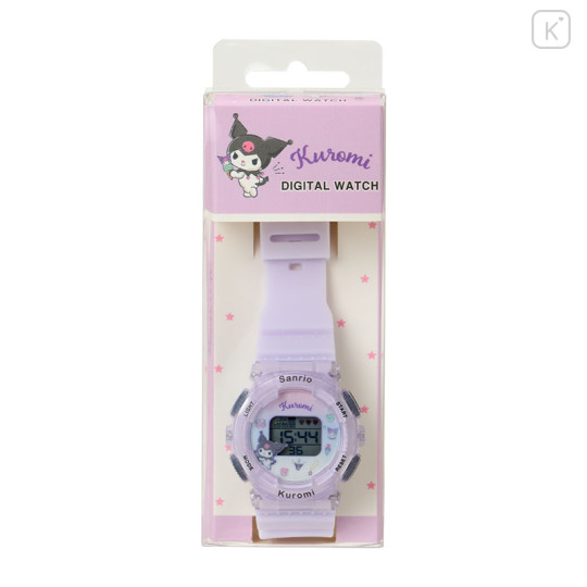 Japan Sanrio Junior Digital Watch - Kuromi - 2