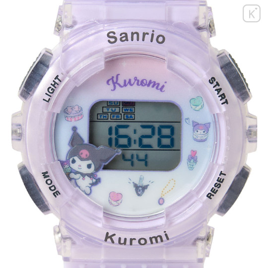 Japan Sanrio Junior Digital Watch - Kuromi - 3