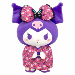 Japan Sanrio Plush Toy (M) - Kuromi : Butterfly Kimono