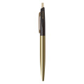 Japan Anterique Brass Collection Ballpoint Pen BP2 - Pitch Black - 1