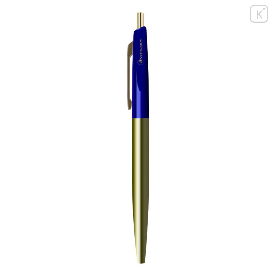 Japan Anterique Brass Collection Ballpoint Pen BP2 - Navy Blue - 1