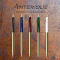 Japan Anterique Brass Collection Ballpoint Pen BP2 - Navy Blue - 6