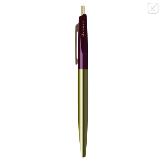 Japan Anterique Brass Collection Ballpoint Pen BP2 - Maroon - 1