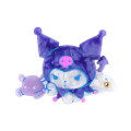 Japan Sanrio Slide Mirror - Kuromi : Couch Potato - 1