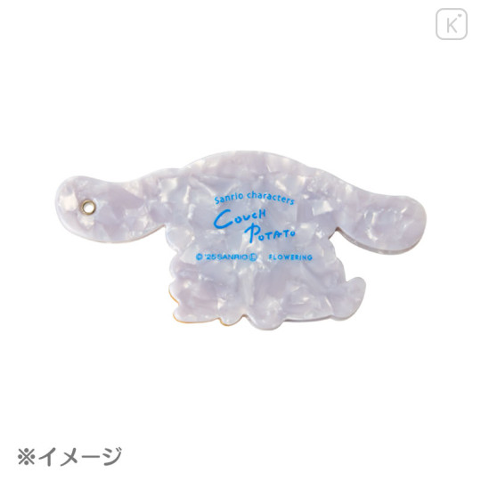 Japan Sanrio Slide Mirror - Kuromi : Couch Potato - 3