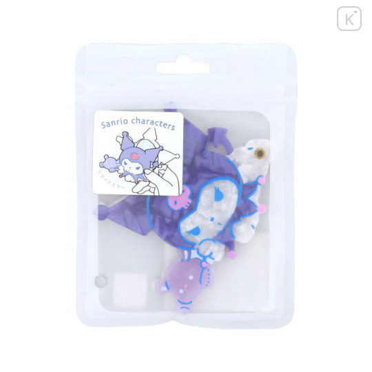Japan Sanrio Slide Mirror - Kuromi : Couch Potato - 4