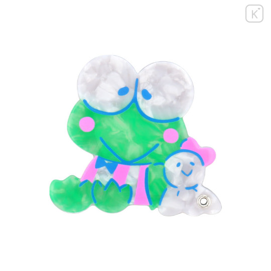 Japan Sanrio Slide Mirror - Keroppi : Couch Potato - 1