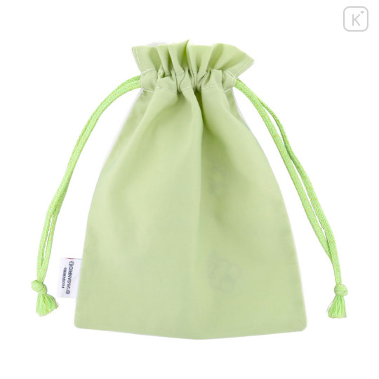 Japan Sanrio Embroidered Drawstring Bag - Keroppi : Couch Potato - 2