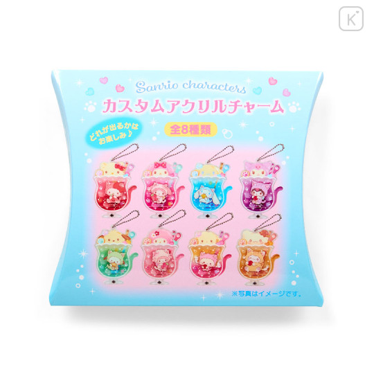 Japan Sanrio Original Secret Custom Acrylic Charm - Cat Soda Blind Box - 7