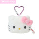Japan Sanrio Original Face Mascot Holder - Hello Kitty : I Love Hello Kitty Pink Ribbon