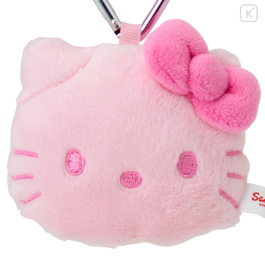 Japan Sanrio Original Face Mascot Holder - Hello Kitty : I Love Hello Kitty Pink - 3