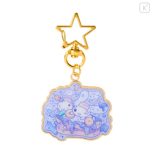 Japan Sanrio Metal Keychain - Cinnamoroll : Dolly Mix Purple - 2