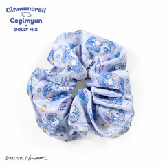 Japan Sanrio Scrunchy - Cinnamoroll & Cogimyun : Dolly Mix Purple